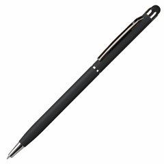 Ручка-стилус металева 'TouchWriter Soft' поворотна, сіра