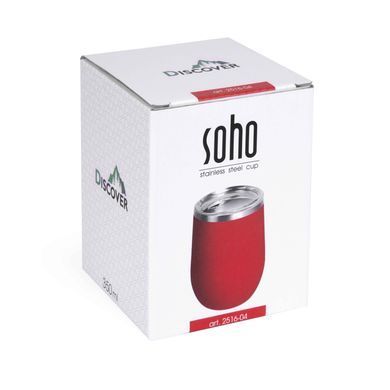 Термочашка Soho, TM Discover, Червоний