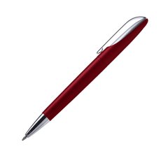 Ручка кулькова, пластикова з металевим кліпом Leon, ТМ Totobi, Красный