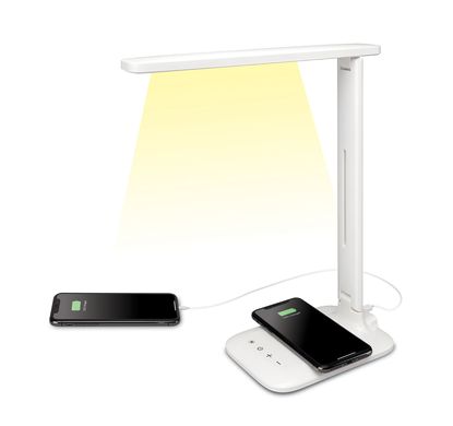 Лампа з бездротовою зарядкою Lumin, TM TEG, Білий